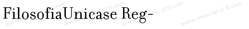 FilosofiaUnicase Reg字体转换